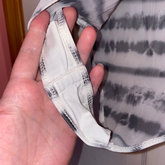 Dolls Kill Kiki Riki Mesh Tie Dye Turtleneck Bodysuit - Picture 4 of 11